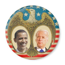 Obama JBiden Retro Magnet