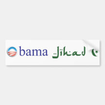 Obama Jihad Bumper Sticker
