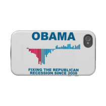 Obama Job Growth Graph Tough Iphone 4 Cases