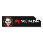 Obama Joker Head, No SOCIALISM bumper stickers