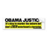 Obama Justice Bumper Stickers