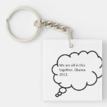 Obama keychain acrylic key chains