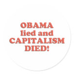 Obama LIED! stickers