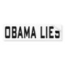 Obama Lies bumper sticker