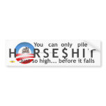 Obama Logo Horseshit - dollar signs bumper stickers