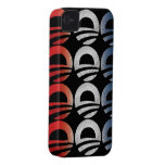 Obama Logo Red White and Blue 2012 iPhone 4 Case