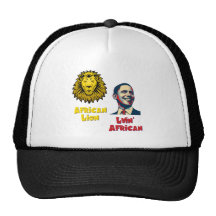 Obama Lyin' African/ African Lion Hats