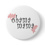 obama mama. curlz. buttons