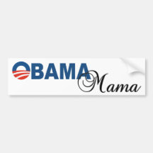 Obama Mama Logo Bumper Sticker