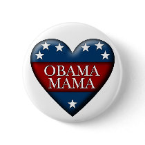 obama mama. patriotic heart.