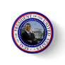 Obama Mini Button - Red White and Blue