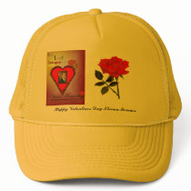 Obama Momma Happy valentines Day Cap