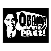 Obama My Prez Post Cards