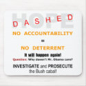 Obama "NO ACCOUNTABILITY" Mousepad