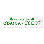 O'Bama O'Eight Bumper Sticker bumper stickers