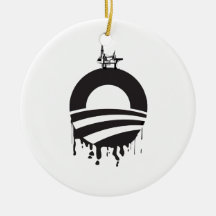 Obama Oil Rig Ornaments