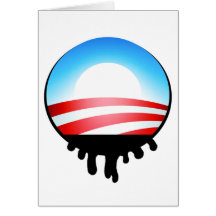 Obama Oil Spill BP Greeting Card