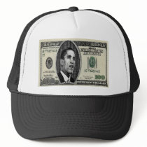 Obama on $100 bill mesh hats