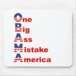 OBAMA: One Big Ass Mistake America Mouse Mat