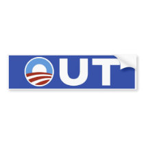 Obama Out in 2010 Bumper Sticker
