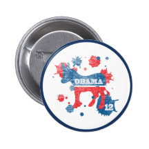 Obama Paint 2012 Button