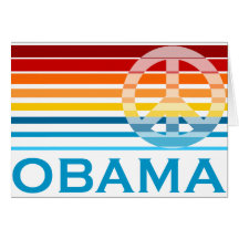 Obama Peace Card