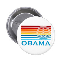Obama Peace Pinback Buttons