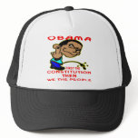 Obama Peeing On Constitution & We The People hats