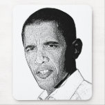 Obama Pencil Drawing mousepads