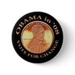 Obama Penny Button