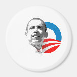 Obama Plain O 2 Fridge Magnets