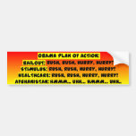 Obama Plan of Action Bumper Stickers