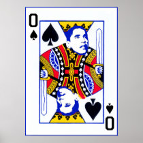 Obama Playing Card Poster