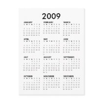 Obama Pocket Calendar - Inauguration Crowd