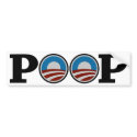 Obama = Poop bumper stickers