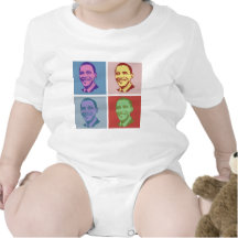 OBAMA POP ART -.png Bodysuit