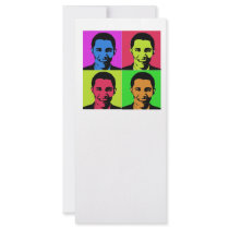 Obama Portrait Rack Card Template