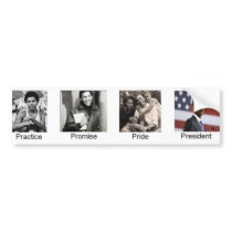 Obama Practice Pride President Bumper Sticker