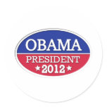 Obama President 2012 Sticker