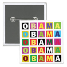 Obama Rainbow Pins