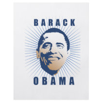 Obama rays blue full color flyer
