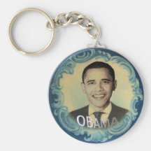 Obama Retro Keychain