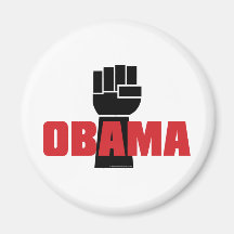 Obama Right On! Fridge Magnet