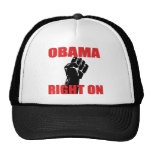 OBAMA RIGHT ON MESH HAT