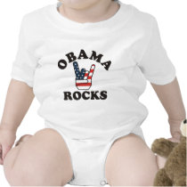 OBAMA ROCKS BABY BODYSUIT