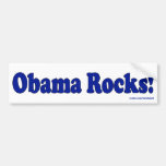 Obama Rocks Bumpersticker Bumper Stickers
