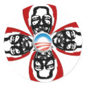 Obama Rose stickers