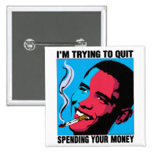 Obama Says: I'm Trying To Quit Button