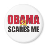 Obama Scares Me magnets