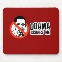 OBAMA SCARES ME MOUSE MAT